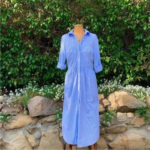 ALEXA CHUNG Button-Up Maxi Dress